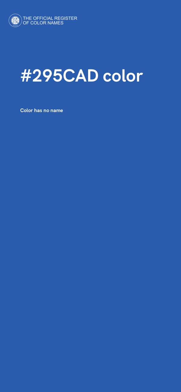 #295CAD color image