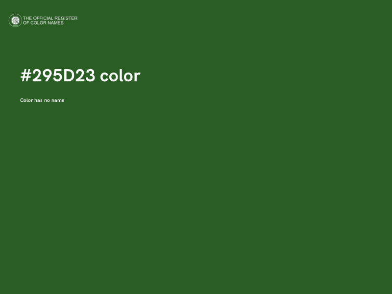 #295D23 color image