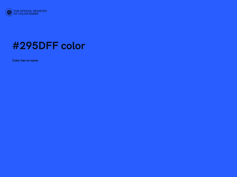 #295DFF color image