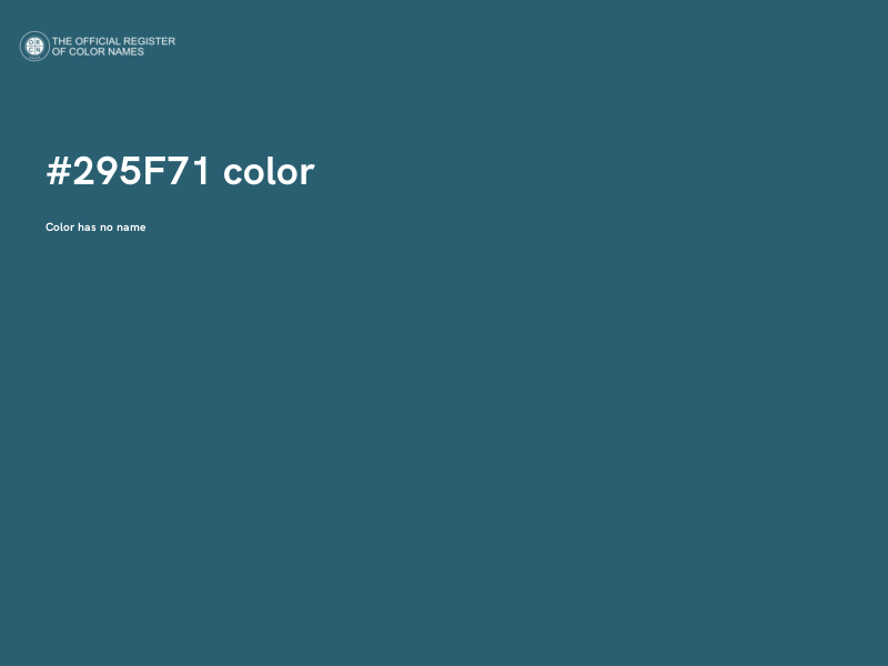 #295F71 color image