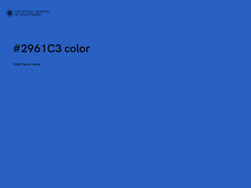 #2961C3 color image