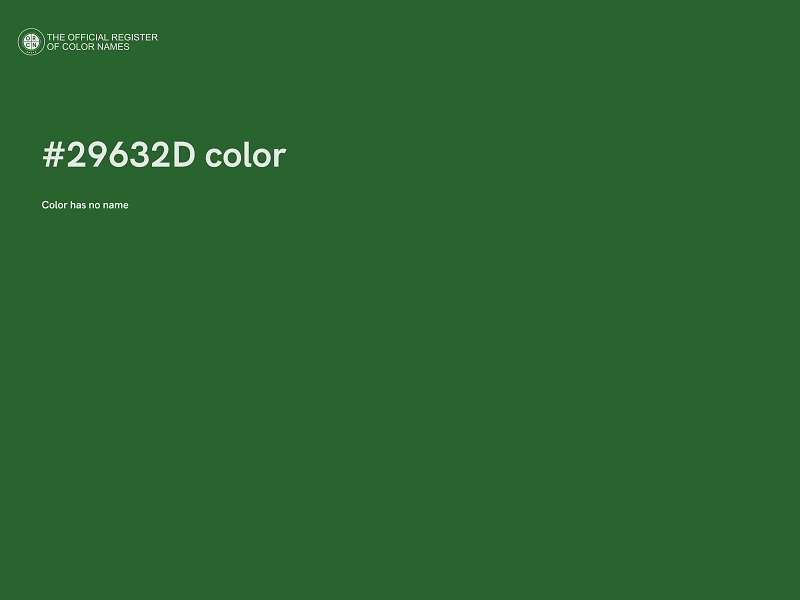 #29632D color image