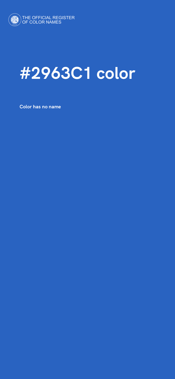 #2963C1 color image