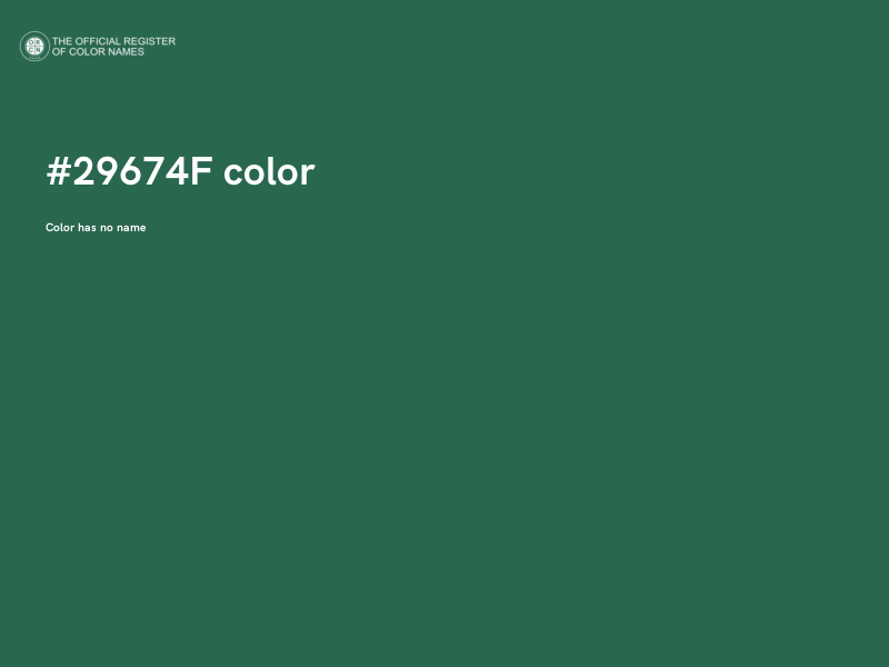 #29674F color image