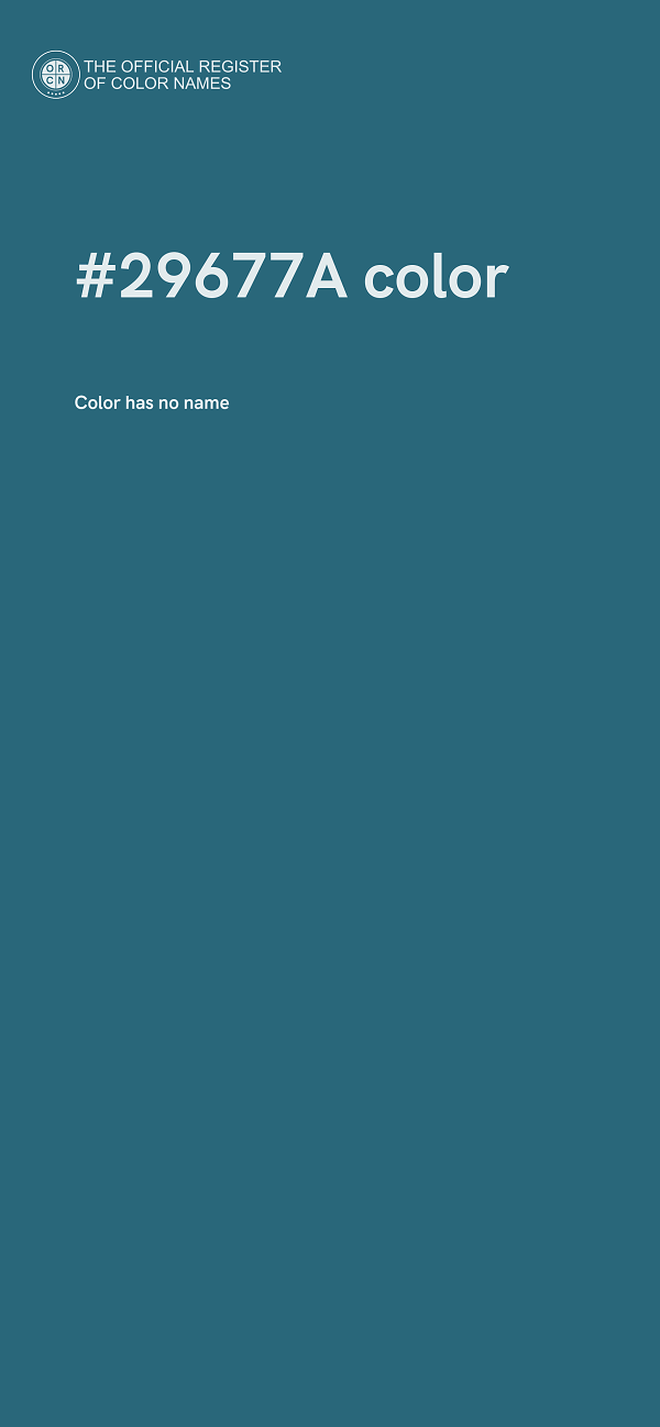 #29677A color image