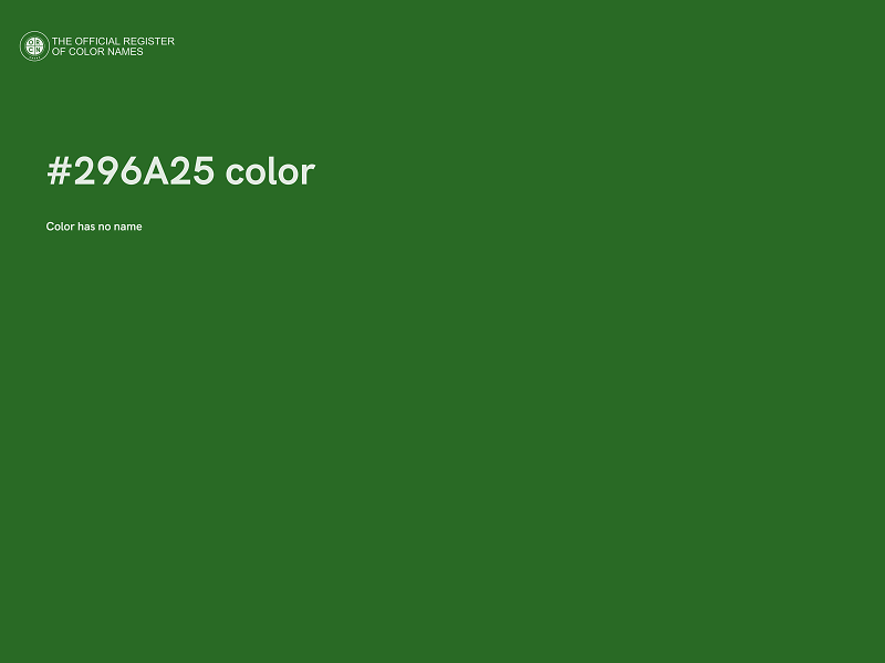 #296A25 color image
