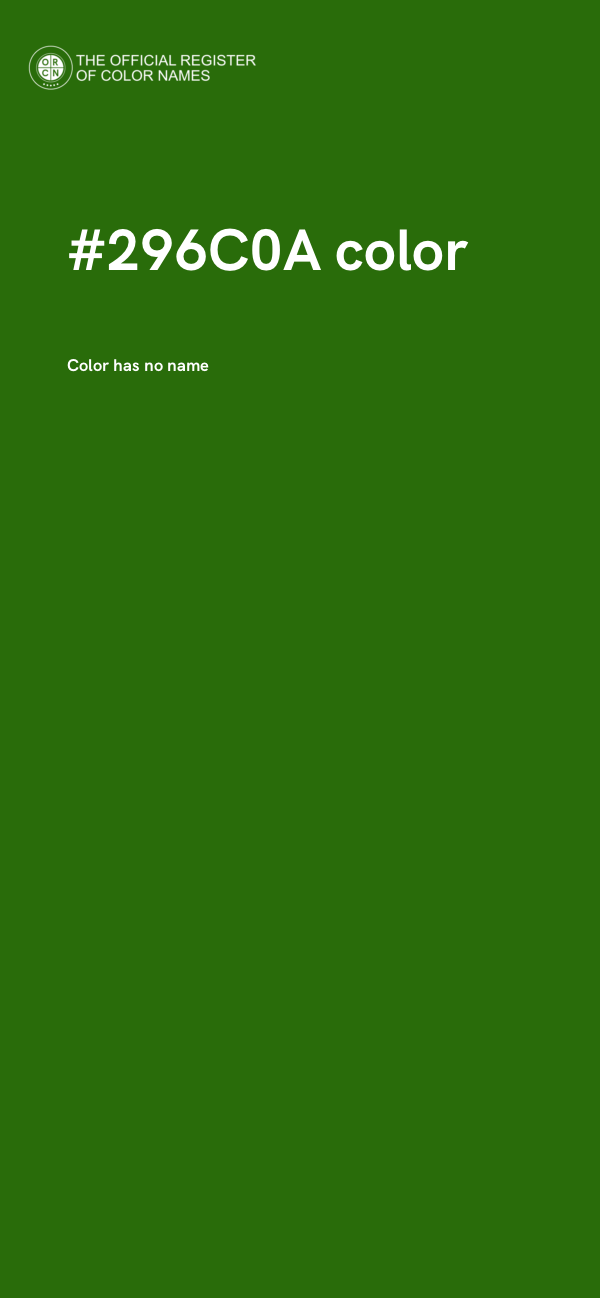 #296C0A color image