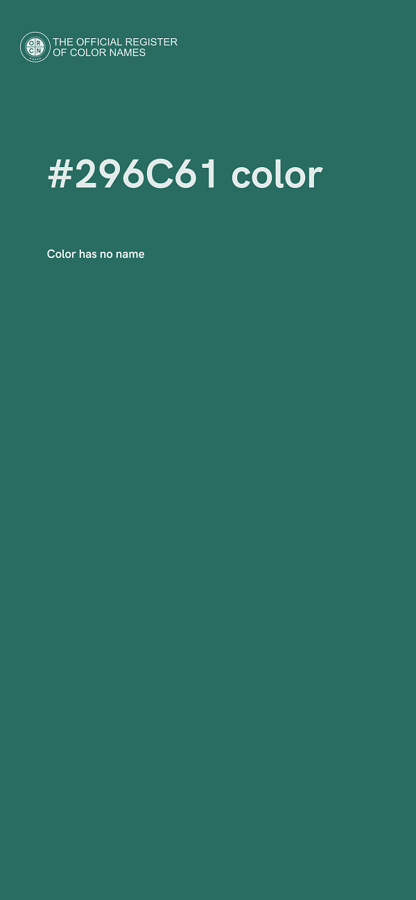 #296C61 color image