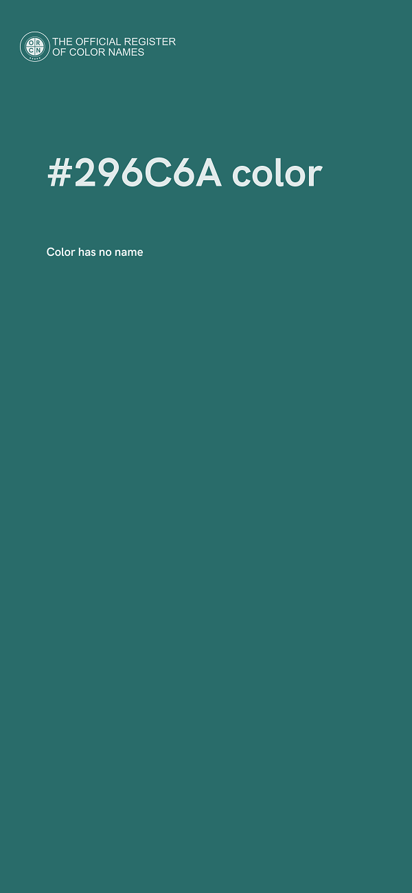 #296C6A color image