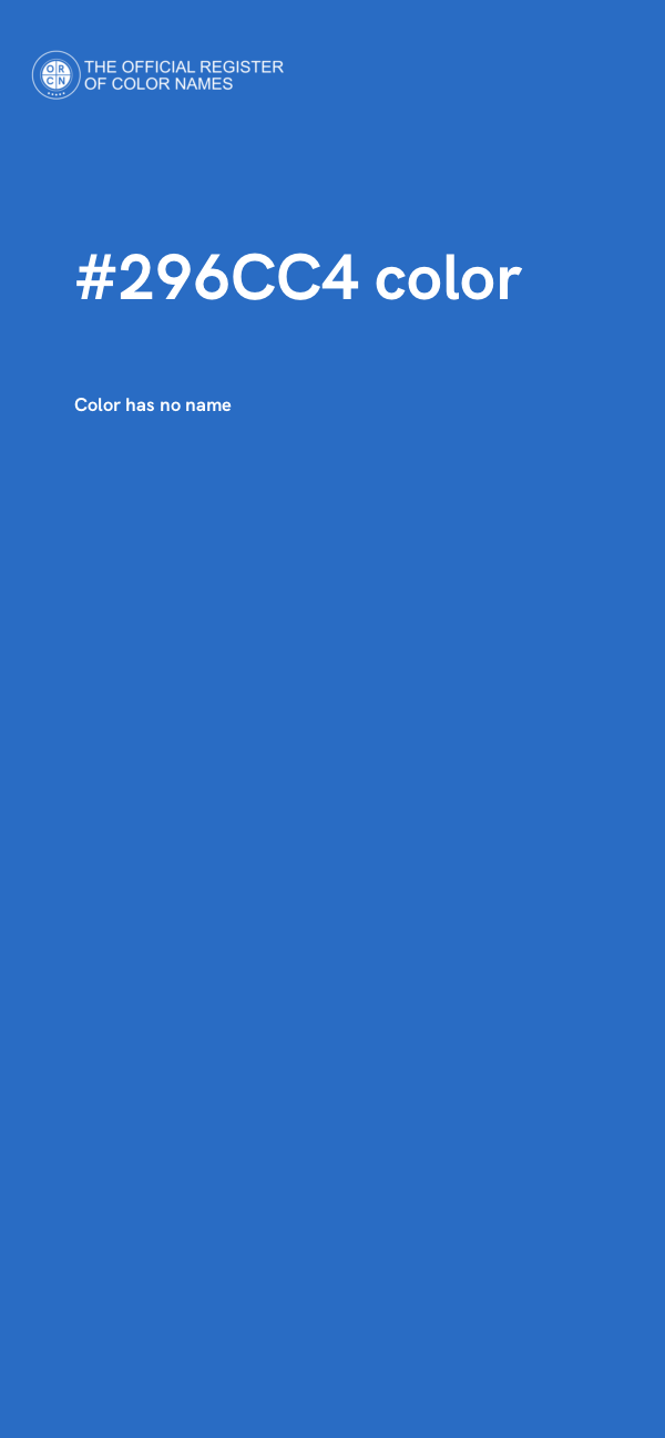 #296CC4 color image