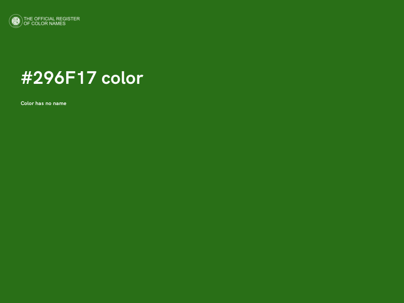 #296F17 color image