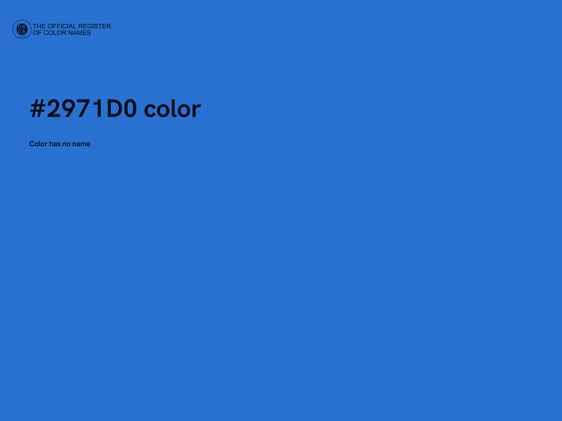 #2971D0 color image