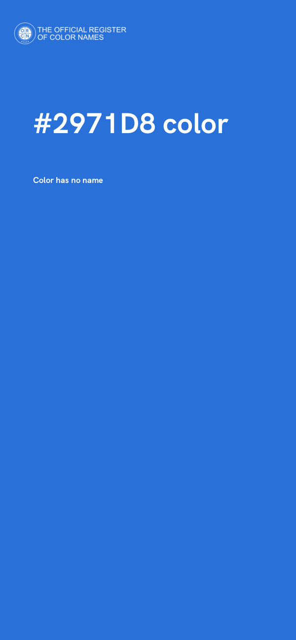 #2971D8 color image