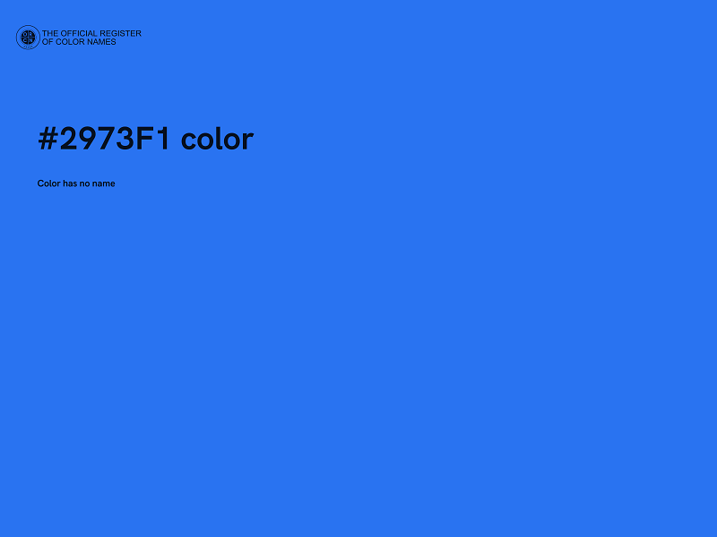 #2973F1 color image
