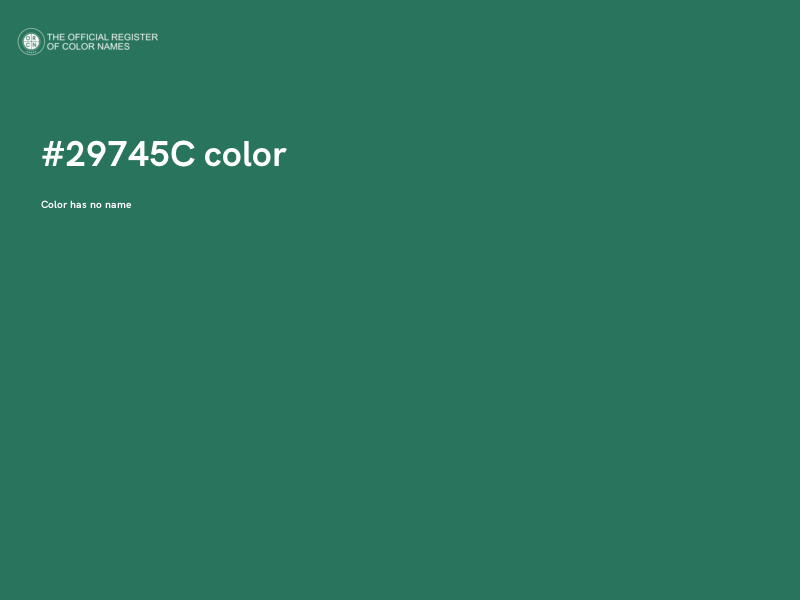 #29745C color image