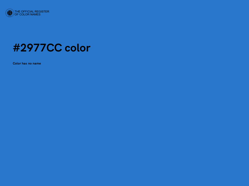 #2977CC color image