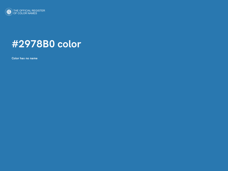 #2978B0 color image