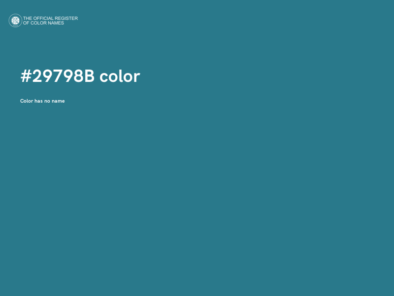 #29798B color image