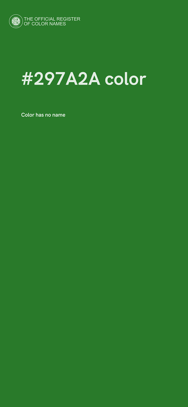 #297A2A color image