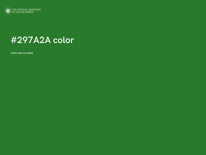 #297A2A color image