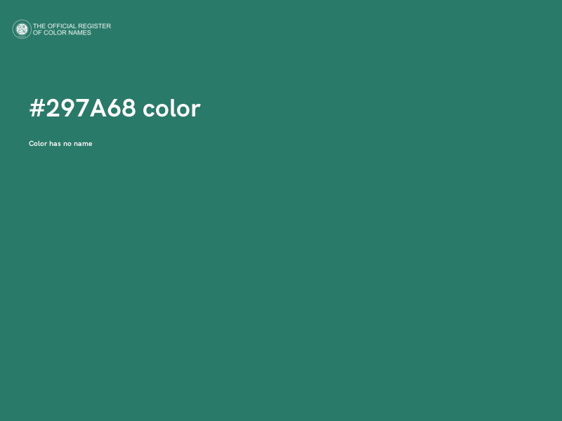 #297A68 color image