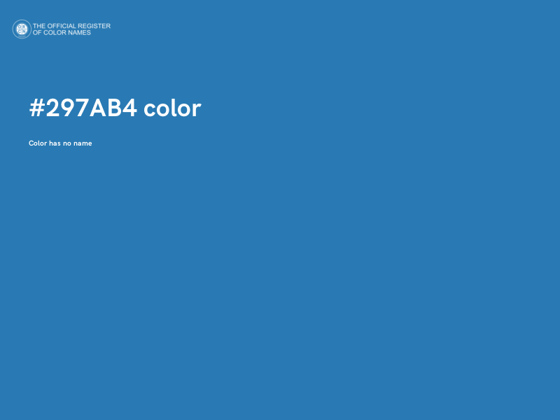 #297AB4 color image