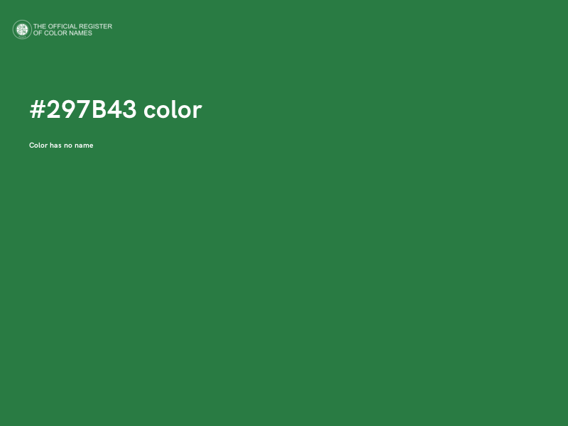 #297B43 color image