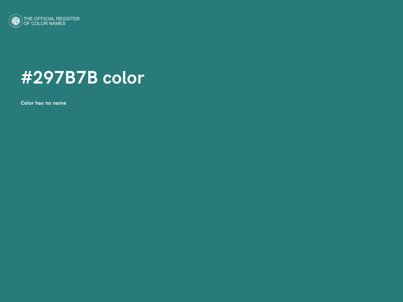 #297B7B color image