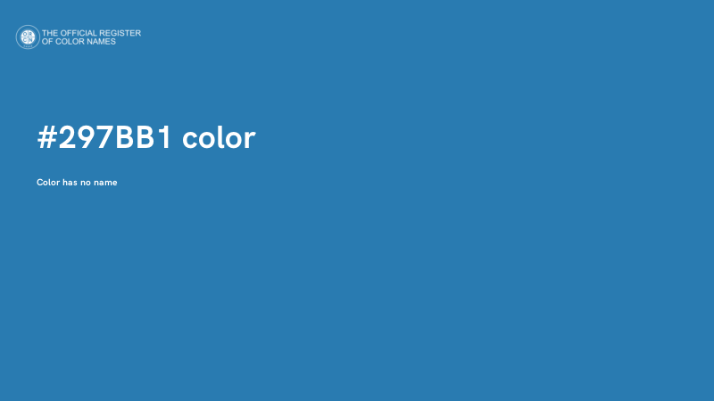 #297BB1 color image
