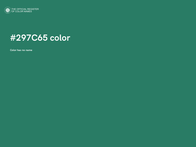 #297C65 color image
