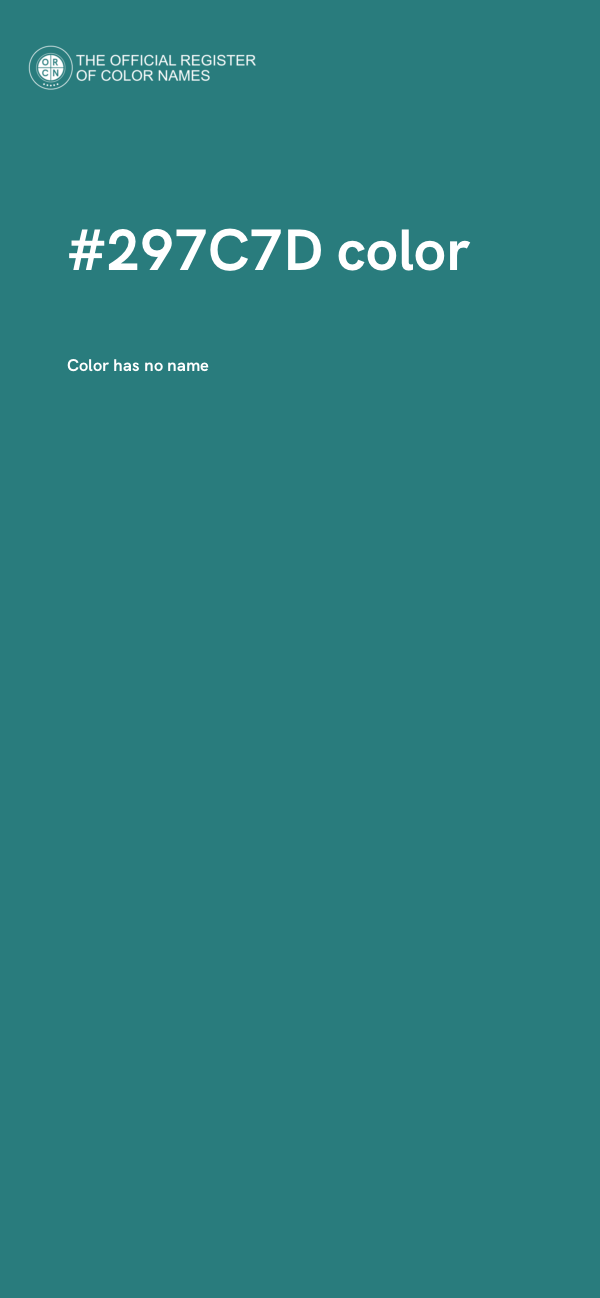 #297C7D color image