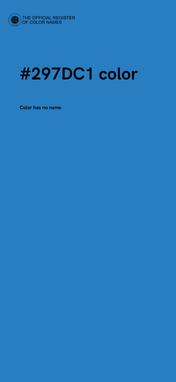 #297DC1 color image