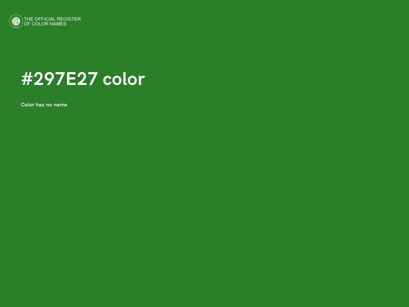 #297E27 color image