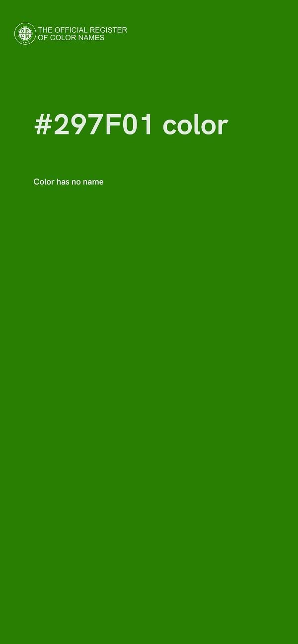 #297F01 color image