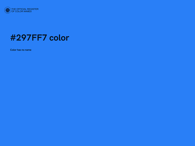 #297FF7 color image