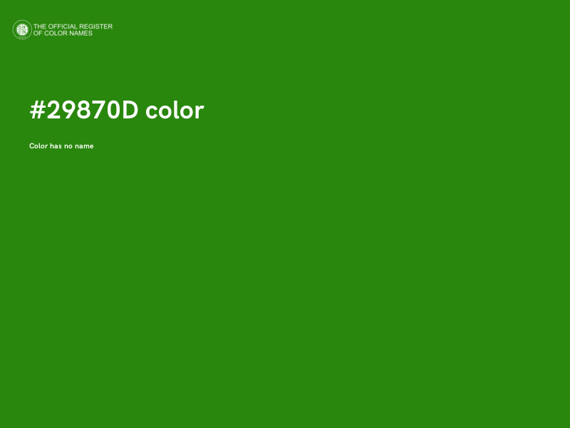 #29870D color image