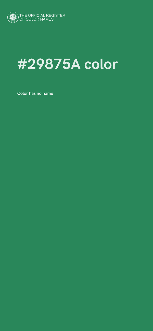 #29875A color image