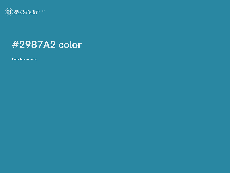 #2987A2 color image