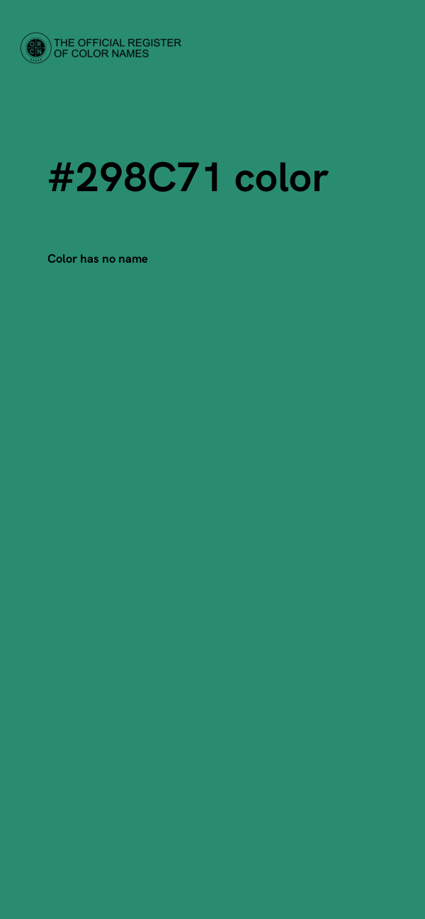 #298C71 color image