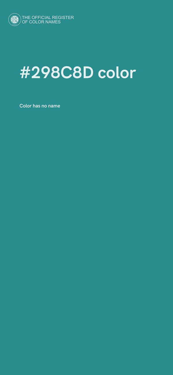 #298C8D color image