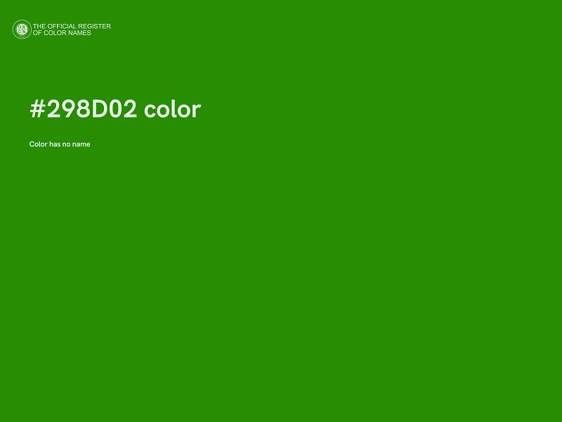 #298D02 color image