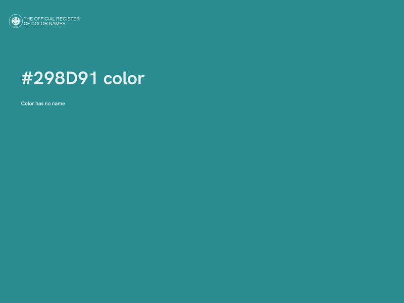 #298D91 color image