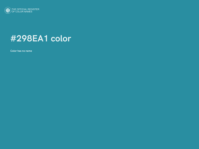 #298EA1 color image