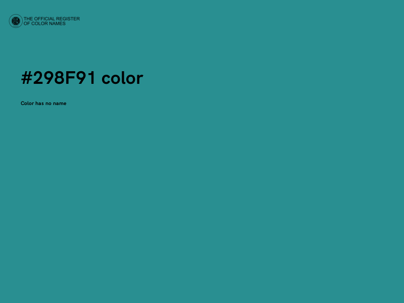 #298F91 color image