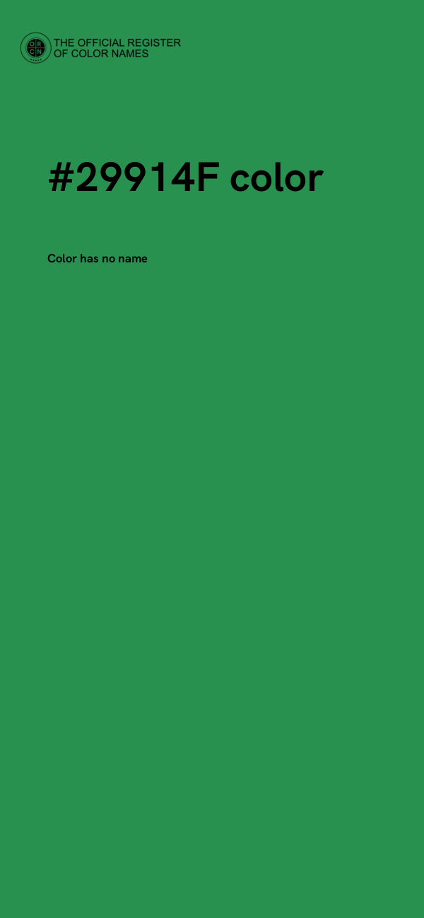 #29914F color image