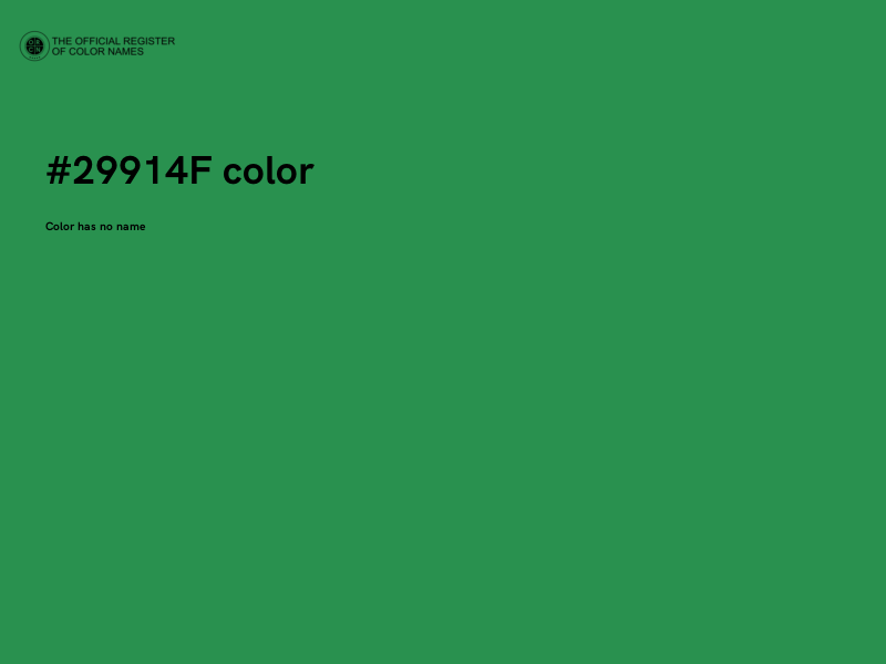 #29914F color image