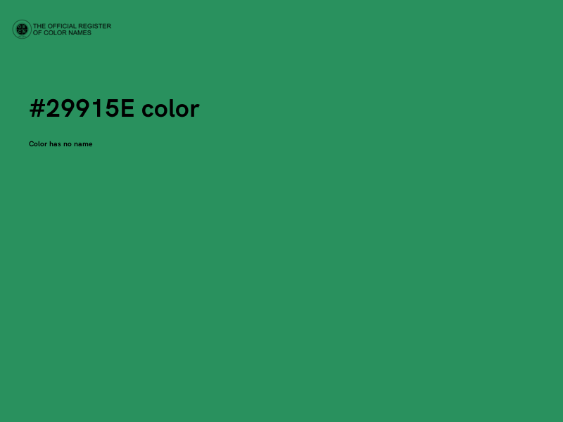 #29915E color image