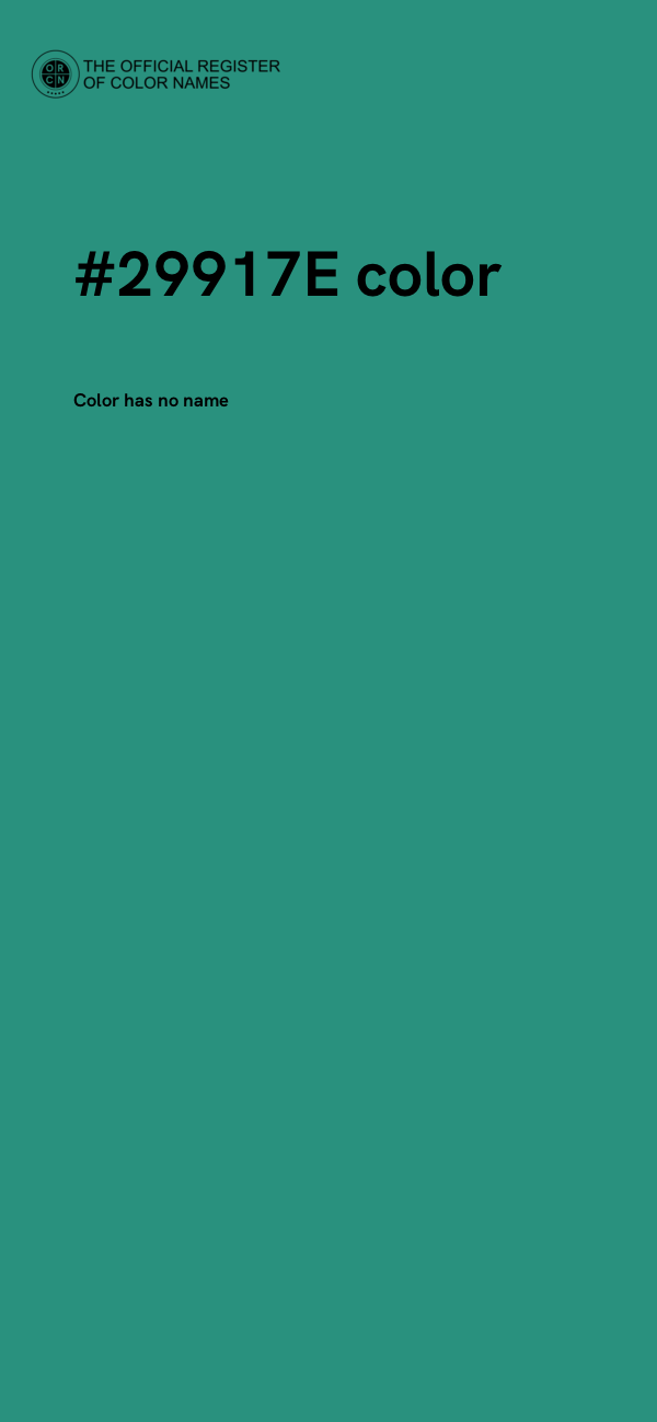#29917E color image