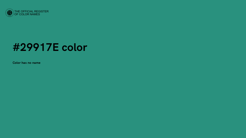 #29917E color image
