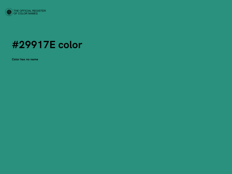 #29917E color image